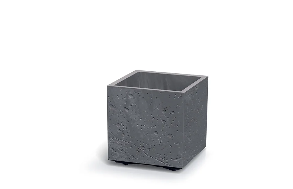 Plantepotte DSI300E Sierra Square Beton Effect – marengo — hovedbilde