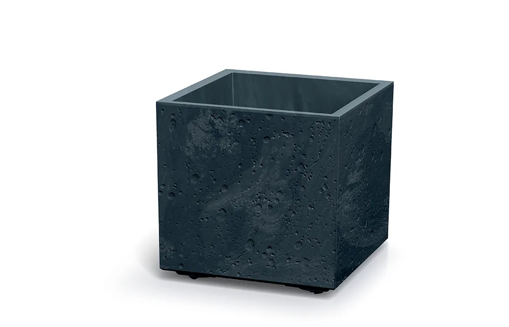 Plantepotte DSI400E Sierra Square Beton Effect – antrasitt — hovedbilde
