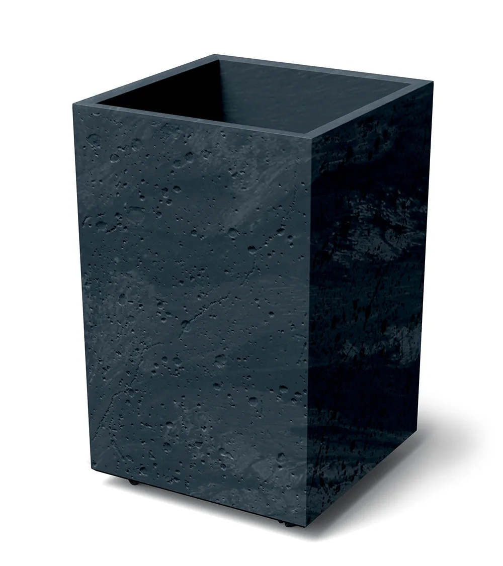 Plantepotte DSIH400E Sierra Square High Beton Effect – antrasitt — hovedbilde