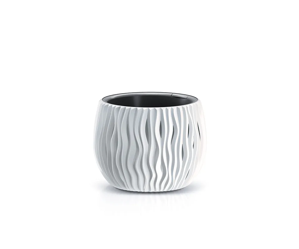 Plantepotte DSK180 Sandy Bowl – hvit — hovedbilde