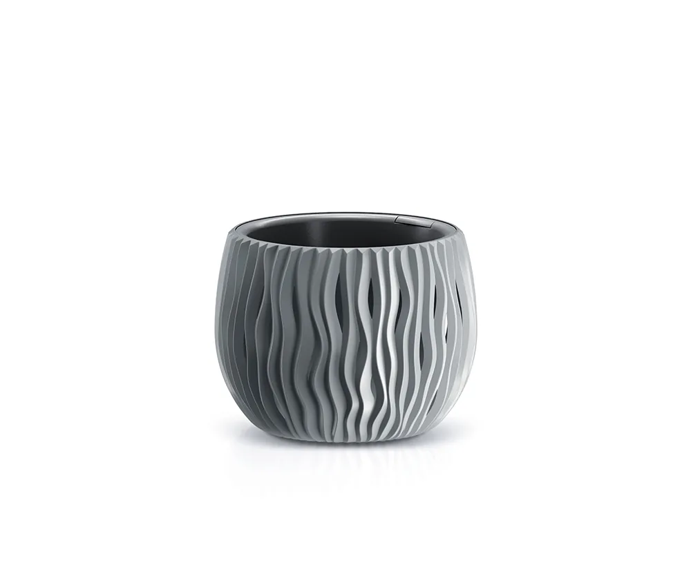 Plantepotte DSK180 Sandy Bowl – steingrå — hovedbilde