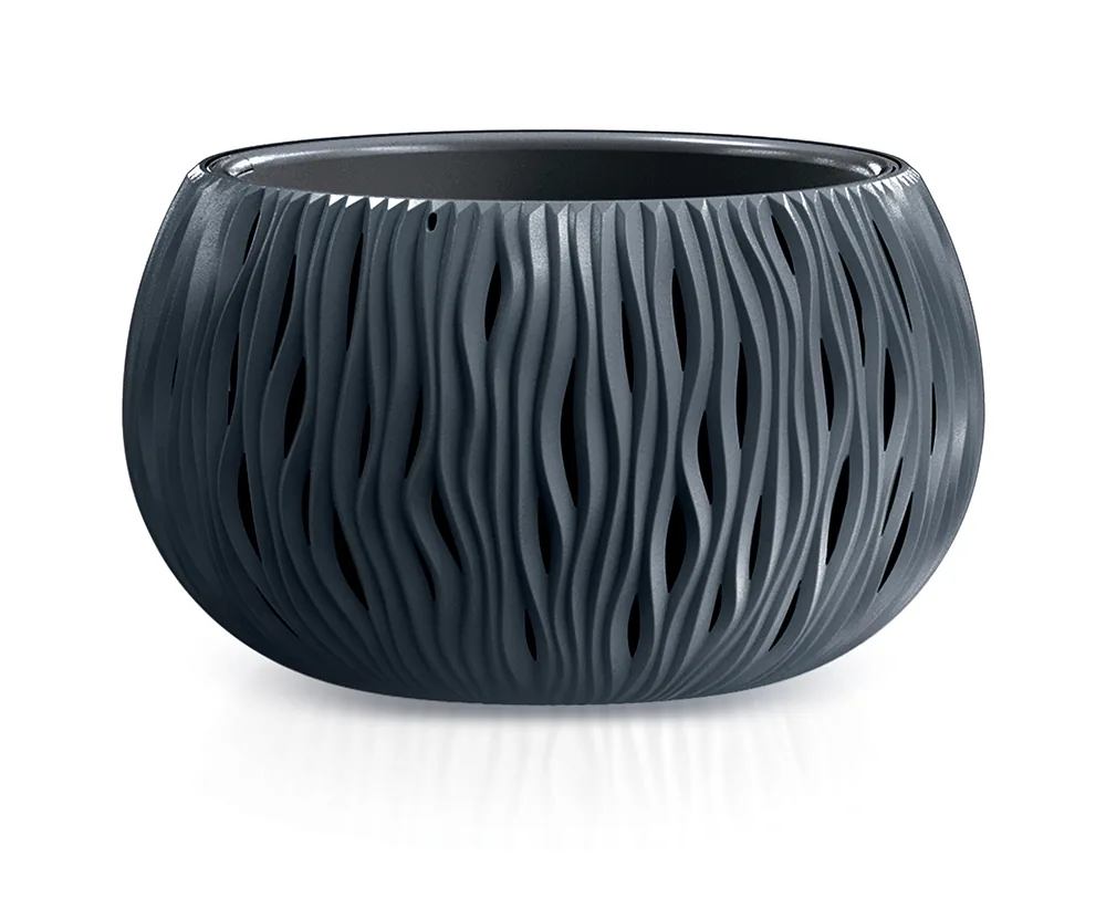 Plantepotte DSK370 Sandy Bowl – antrasitt — hovedbilde