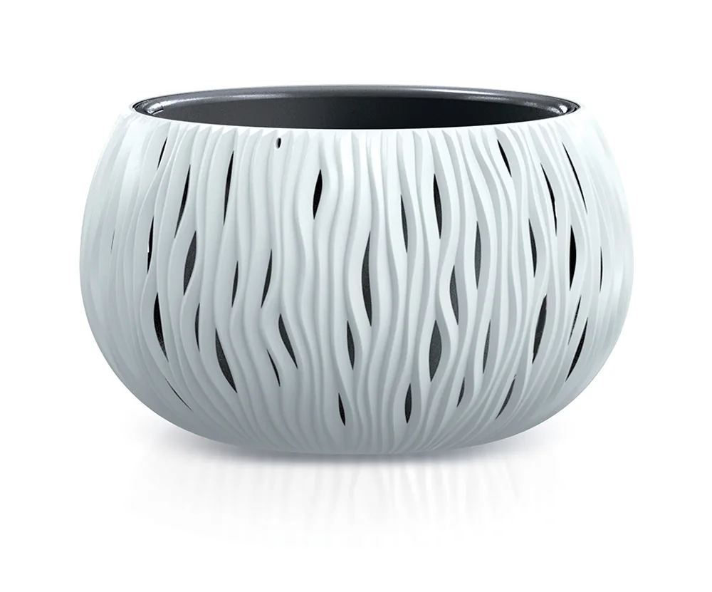 Plantepotte DSK370 Sandy Bowl – hvit — hovedbilde