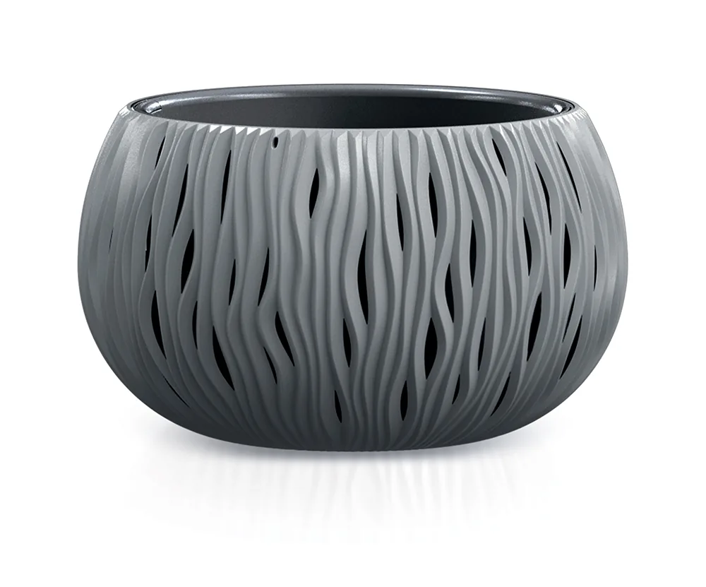 Plantepotte DSK370 Sandy Bowl – steingrå — hovedbilde