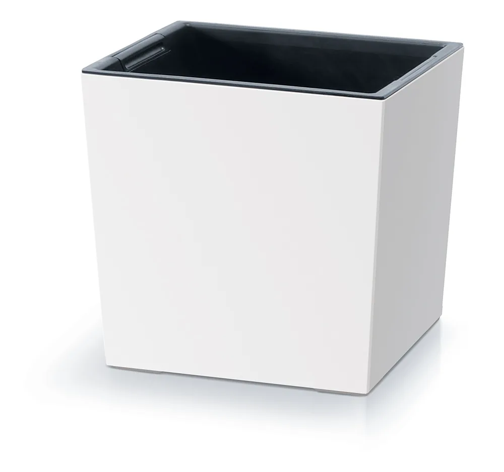 Plantepotte DURS240L Urbi Square low – hvit — hovedbilde
