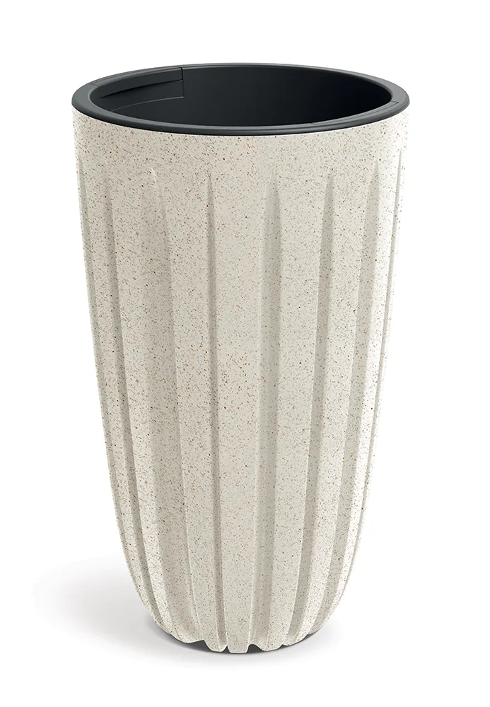 Plantepotte DWA300HW Wario Wood – WPC hvit (FSC) — hovedbilde