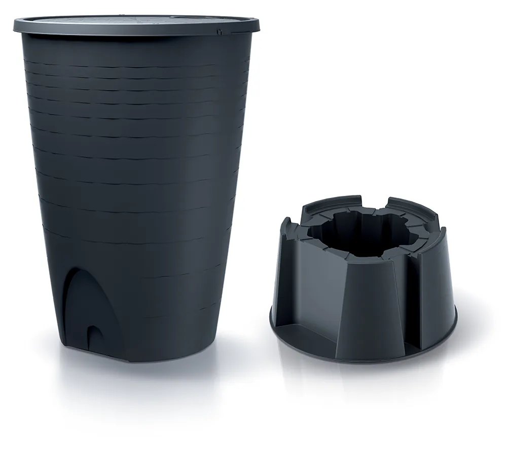 Regnvannstank IDPE260S Peruno Set – antrasitt — hovedbilde