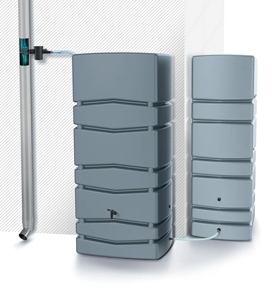Regnvannstank IDTC350 Aqua Tower – smooth gray — hovedbilde