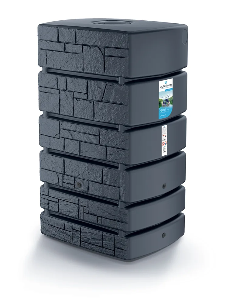 Regnvannstank IDTST500 Tower Stone – antrasitt — hovedbilde