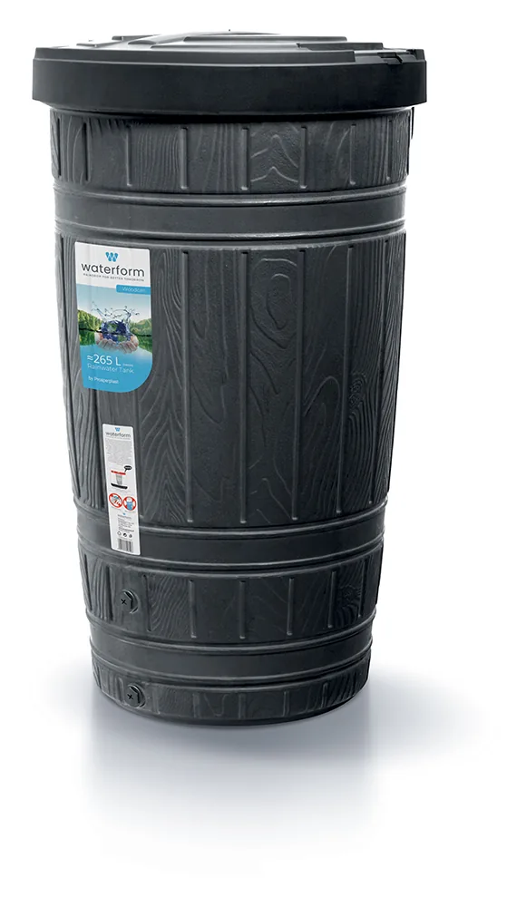 Regnvannstank IDWO265 Woodcan – svart — hovedbilde