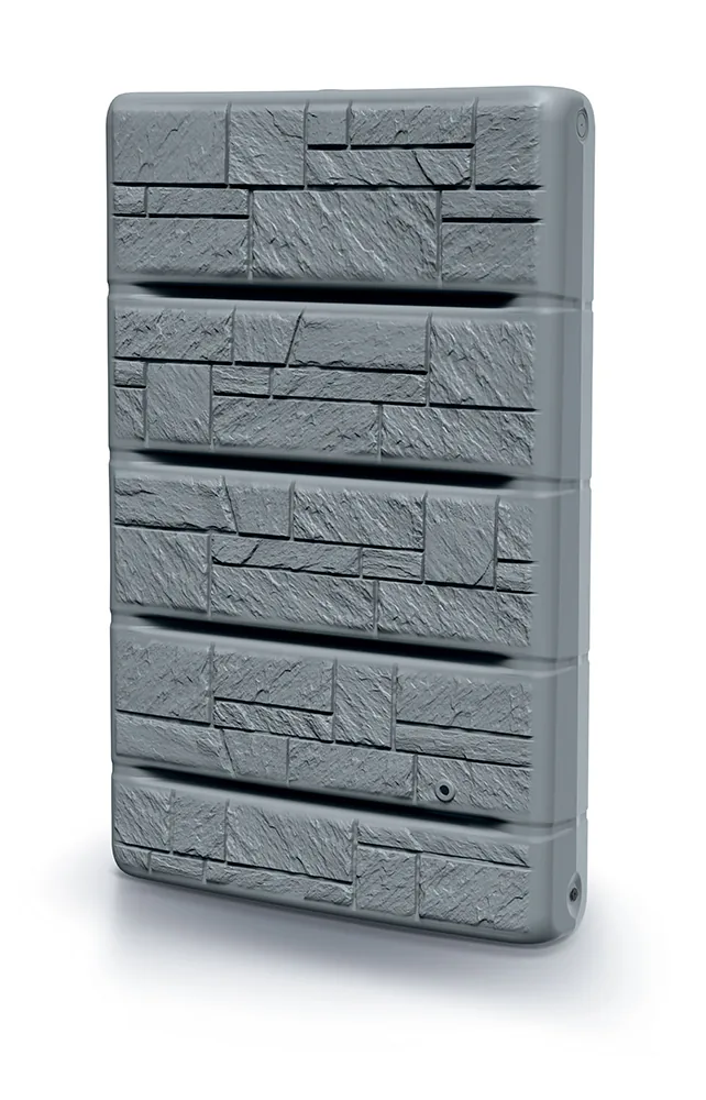 Regnvannstank IDWS400 Wall Stone – smooth gray — hovedbilde