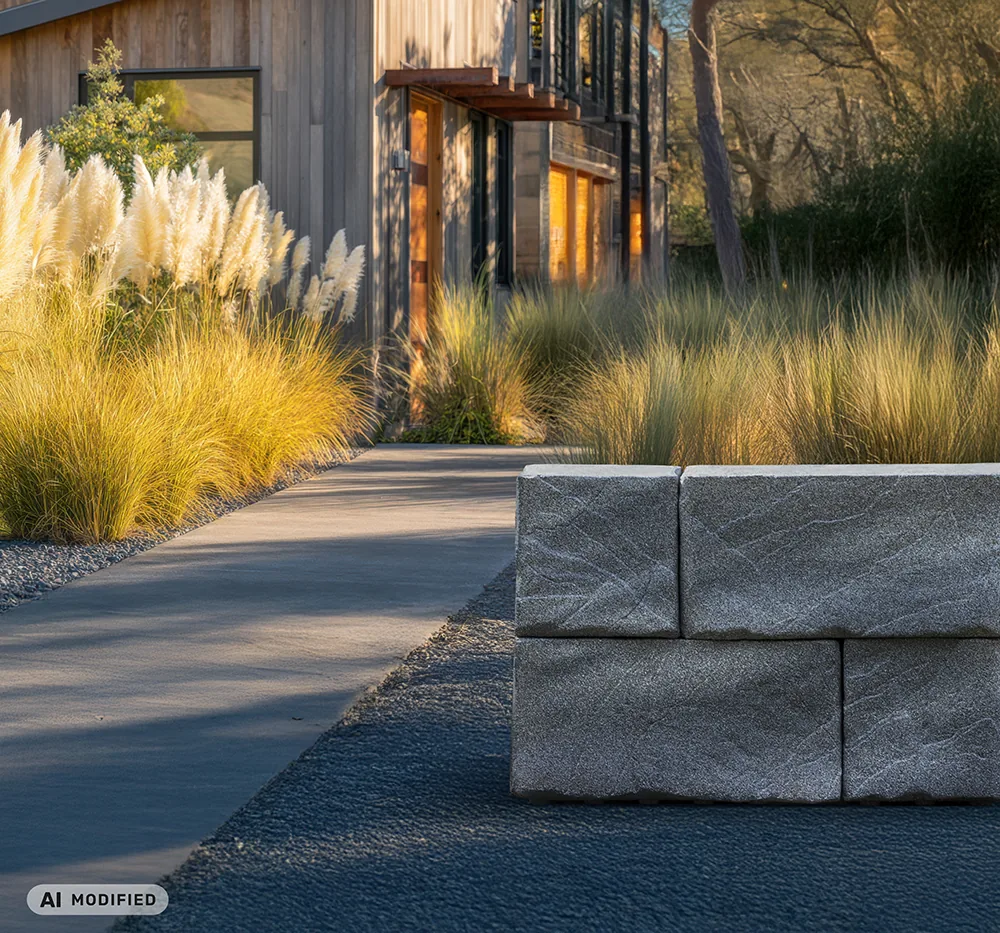 Regnvannstank RSB270 Stone Block – smooth gray — hovedbilde