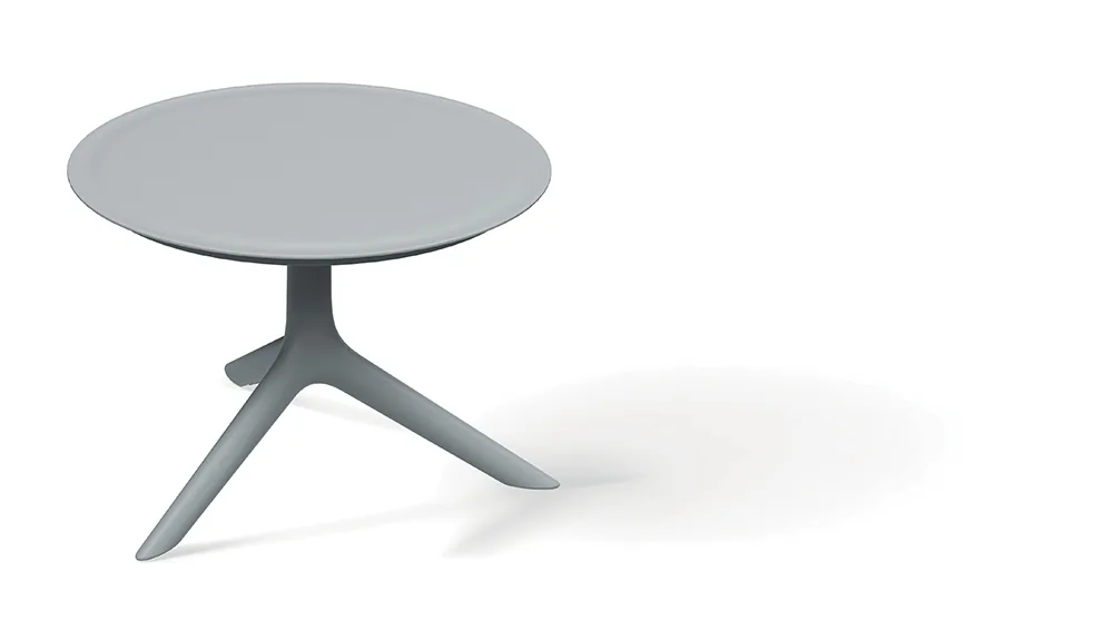 Rundt hagebord FRIS64 Rimo – agatgrå — hovedbilde