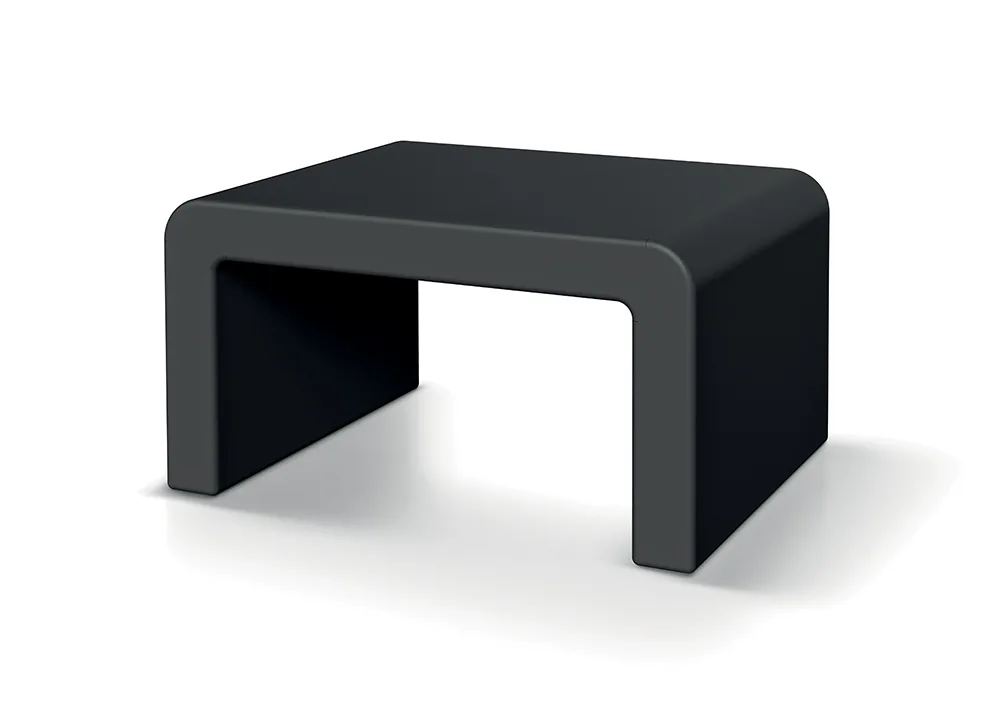 Sidebord stor FCOS764R Cone – svart — hovedbilde