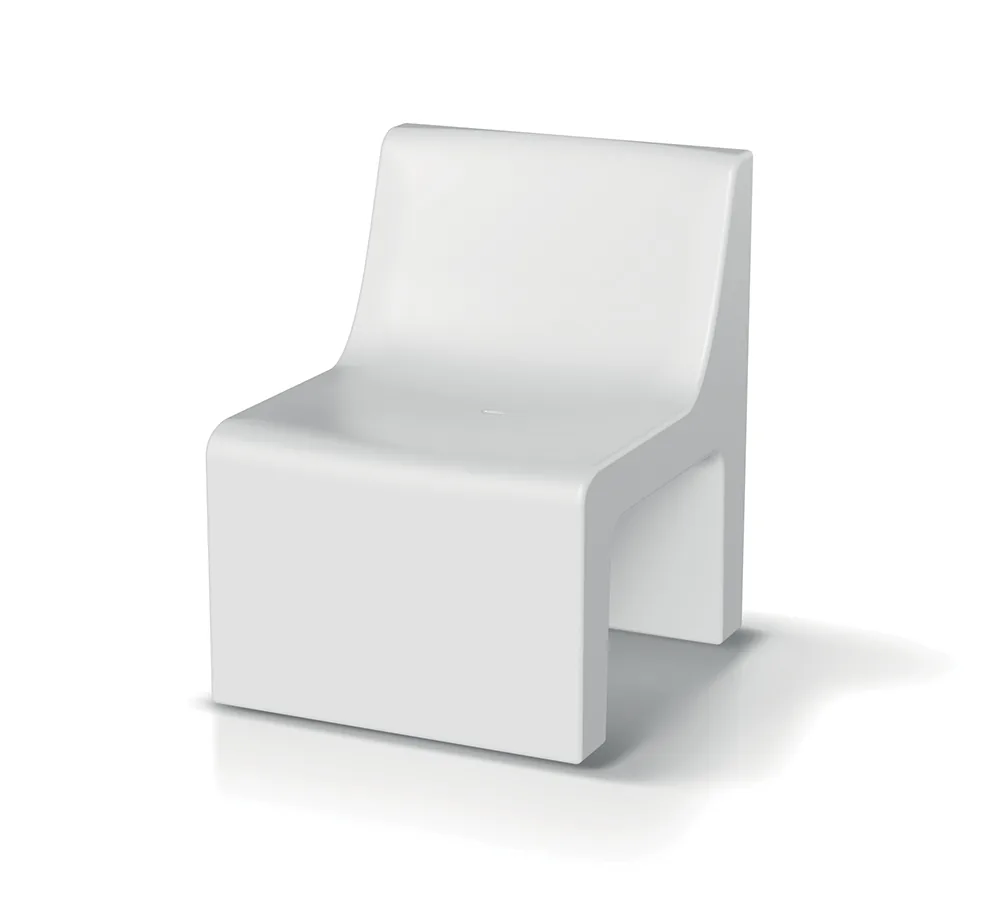 Stol FCOK668R Cone – hvit — hovedbilde