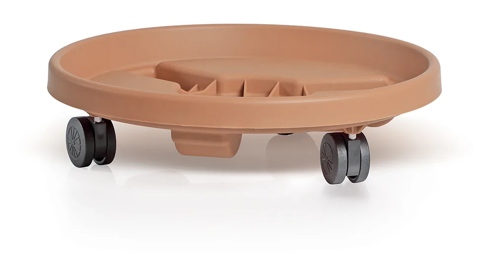 Underskål på hjul PCR1 Rondo – terrakotta — hovedbilde