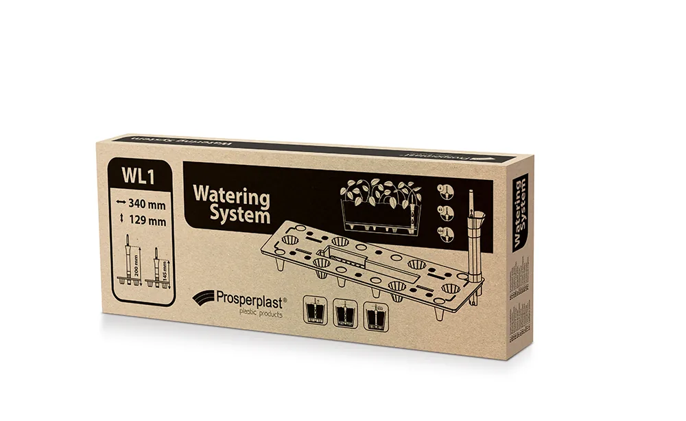 Vanningssystem til potter WL1 Watering System Long – svart — hovedbilde
