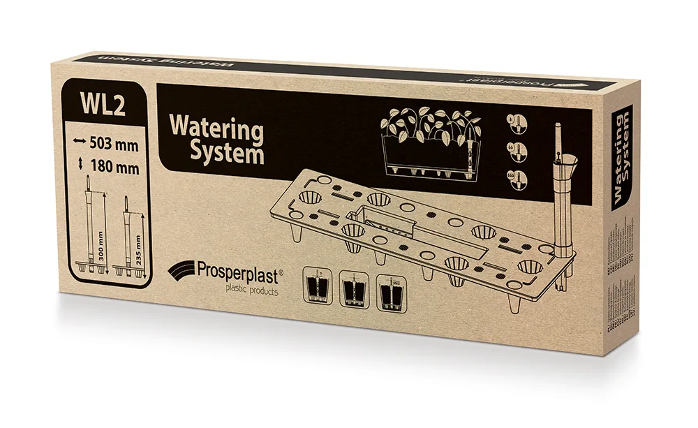 Vanningssystem til potter WL2 Watering System Long – svart — hovedbilde